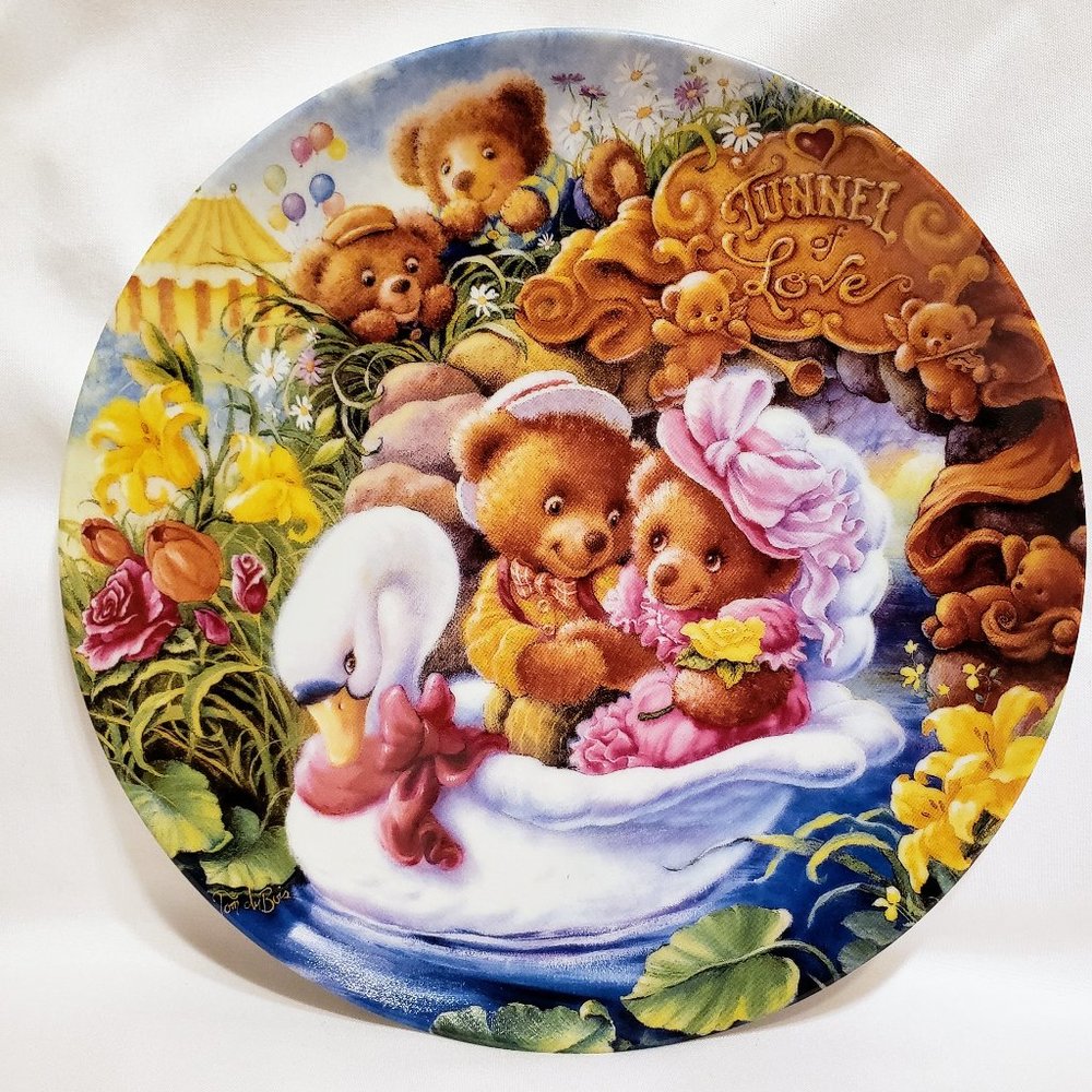 Vintage 1993 Crestley Collection Teddy Bear Collector Plate